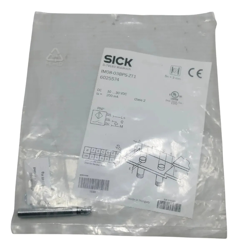 Sick Im08-03bps-zt1 Sensor De Proximidad Inductivo