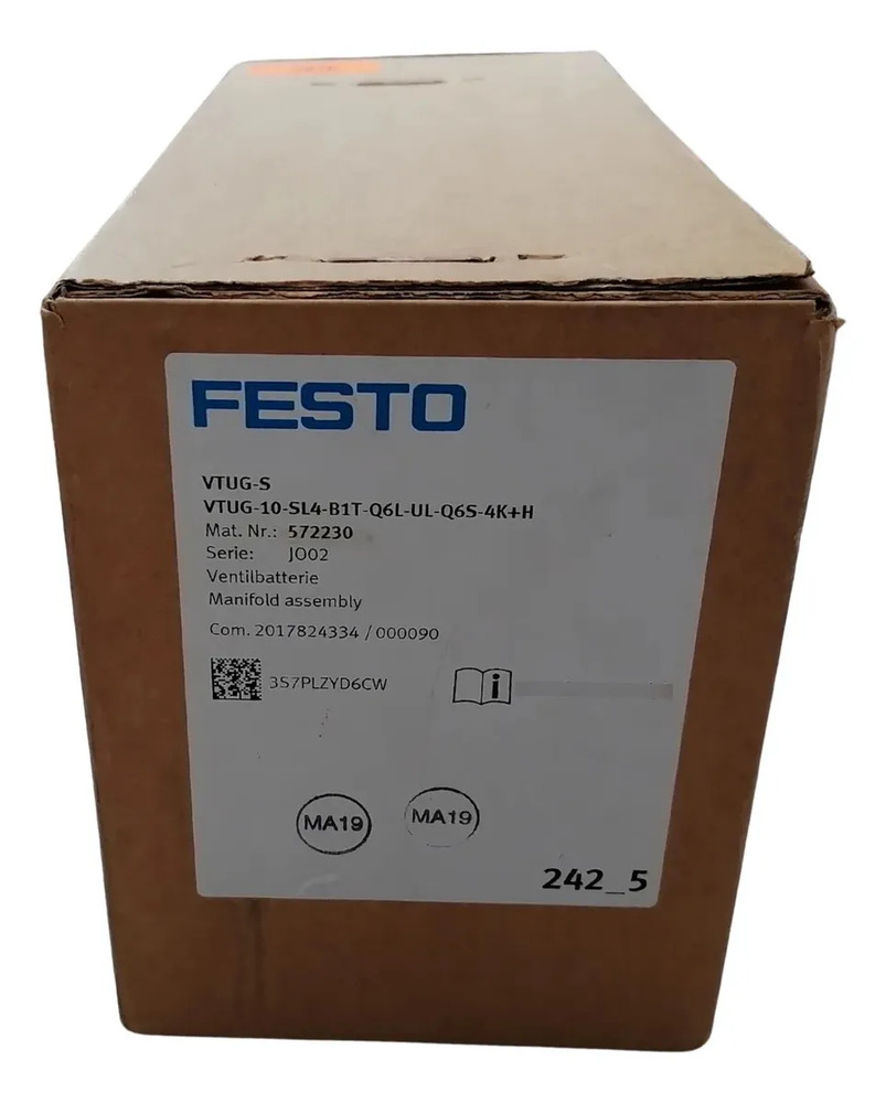 Festo Vtug-10-sl4-b1t-q6l-ul-q6s-4k+h Manifold 572230