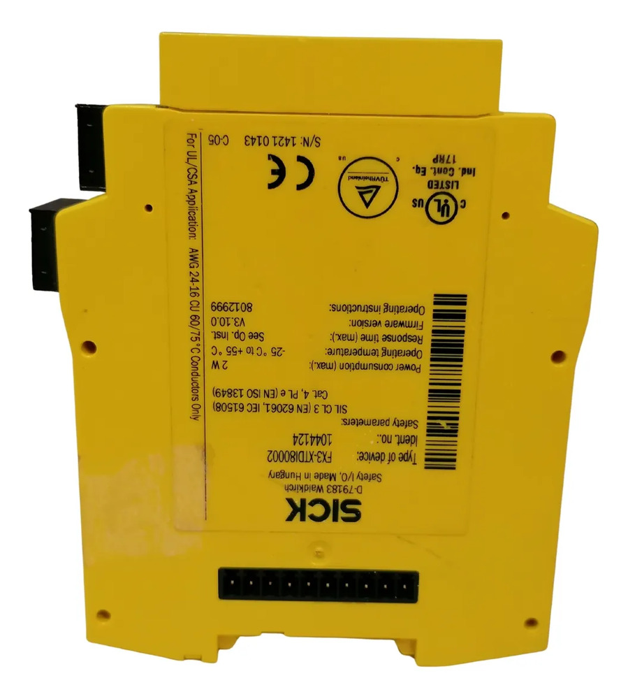 Sick Fx3-xtdi80002 Rele De Seguridad
