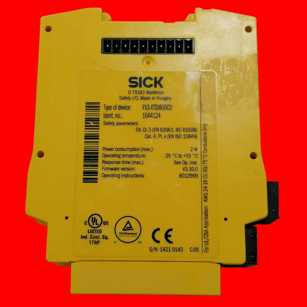 Sick Fx3-xtdi80002 Rele De Seguridad - Imagen 2