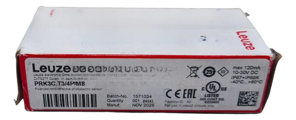 Sensor Leuze Prk3c.bt3/4p-m8