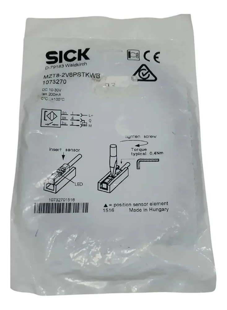 Sick Mzt8-2v6pstkwb Sensor Magnetico