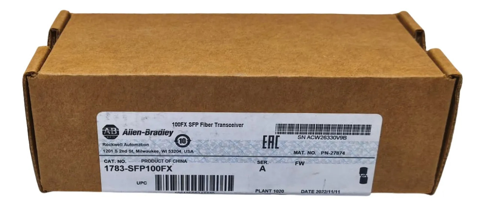 1783-sfp100fx Allen Bradley Sfp Fiber Transceiver 100fx