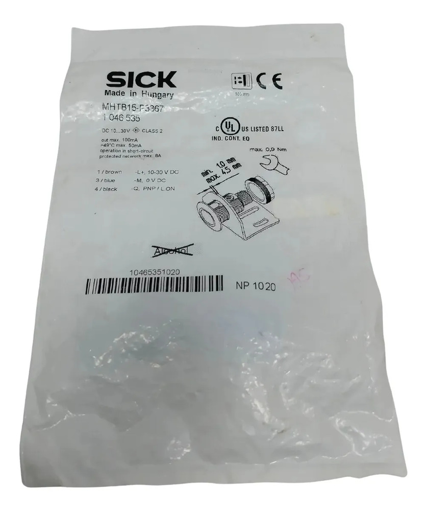 Sick Mhtb15-p3367 Sensor