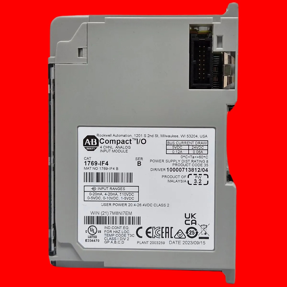 Módulo De Entrada Analógica 1769-if4 Allen Bradley - Imagen 2