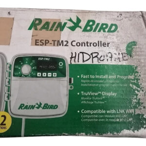 Control Rain Bird Esp-tm2 12 Estaciones Pantalla Digital Blanco/verde