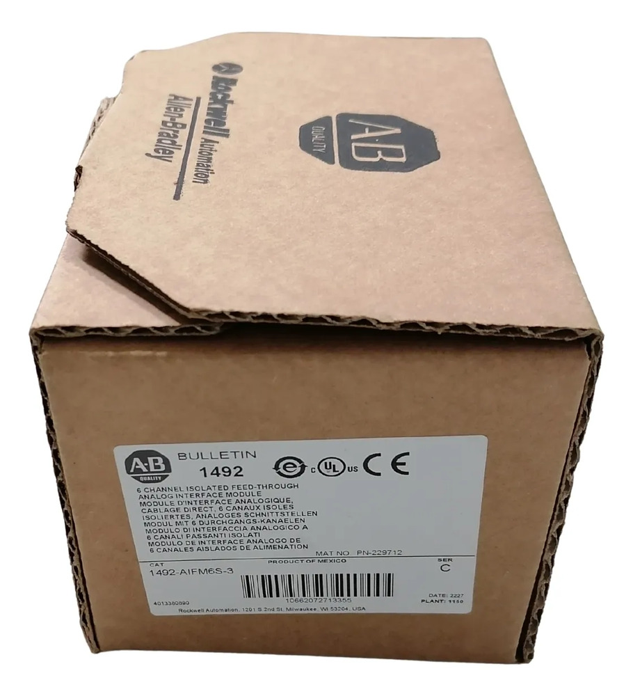 Allen Bradley 1492-aifm6s-3 Analog Modulo