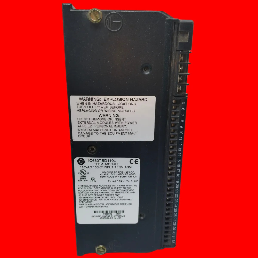 Fanuc Ic660tbd110l Modulo Terminal - Imagen 3
