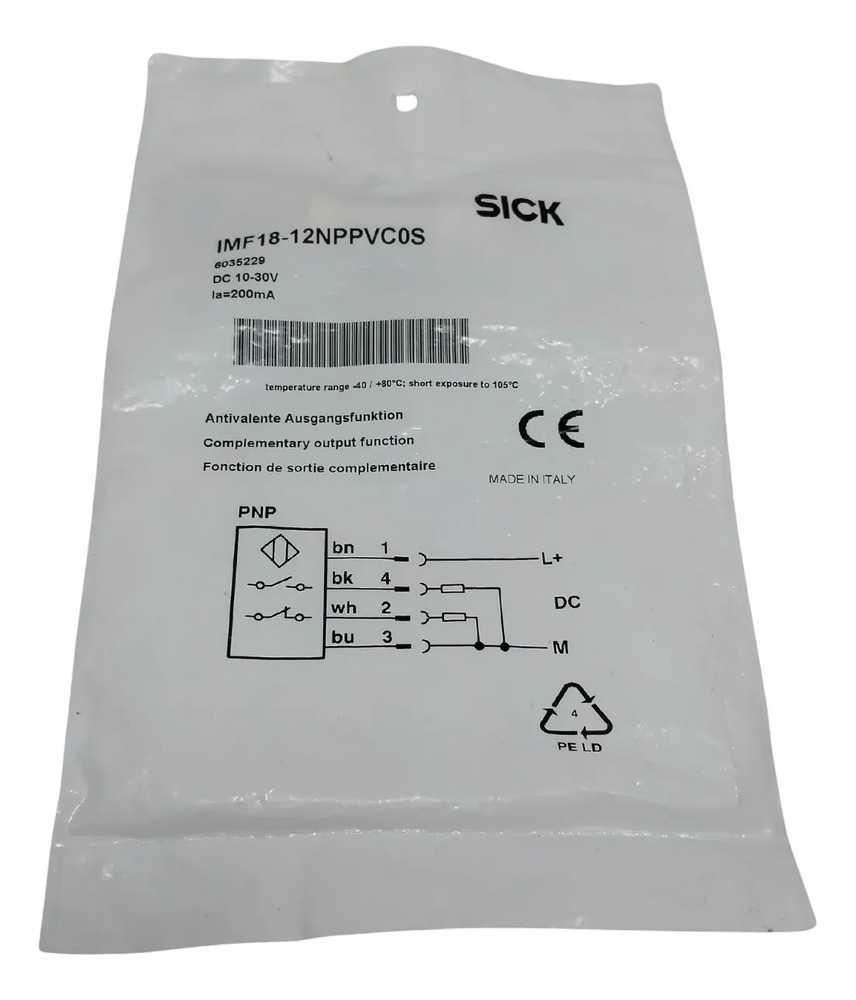 Sick Imf18-12nppvc0s Sensor De Proximidad