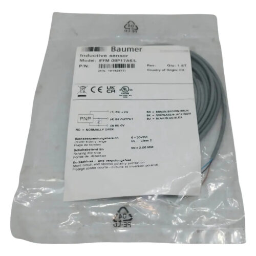 Baumer Iffm 08p17a6/l Sensor Inductivo