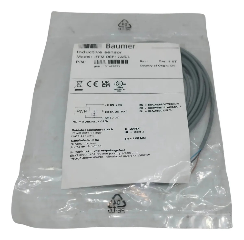 Baumer Iffm 08p17a6/l Sensor Inductivo