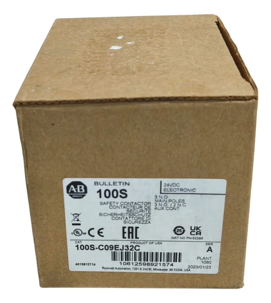 Allen Bradley 100s-c09ej32c Safety Contactor 9 Amp