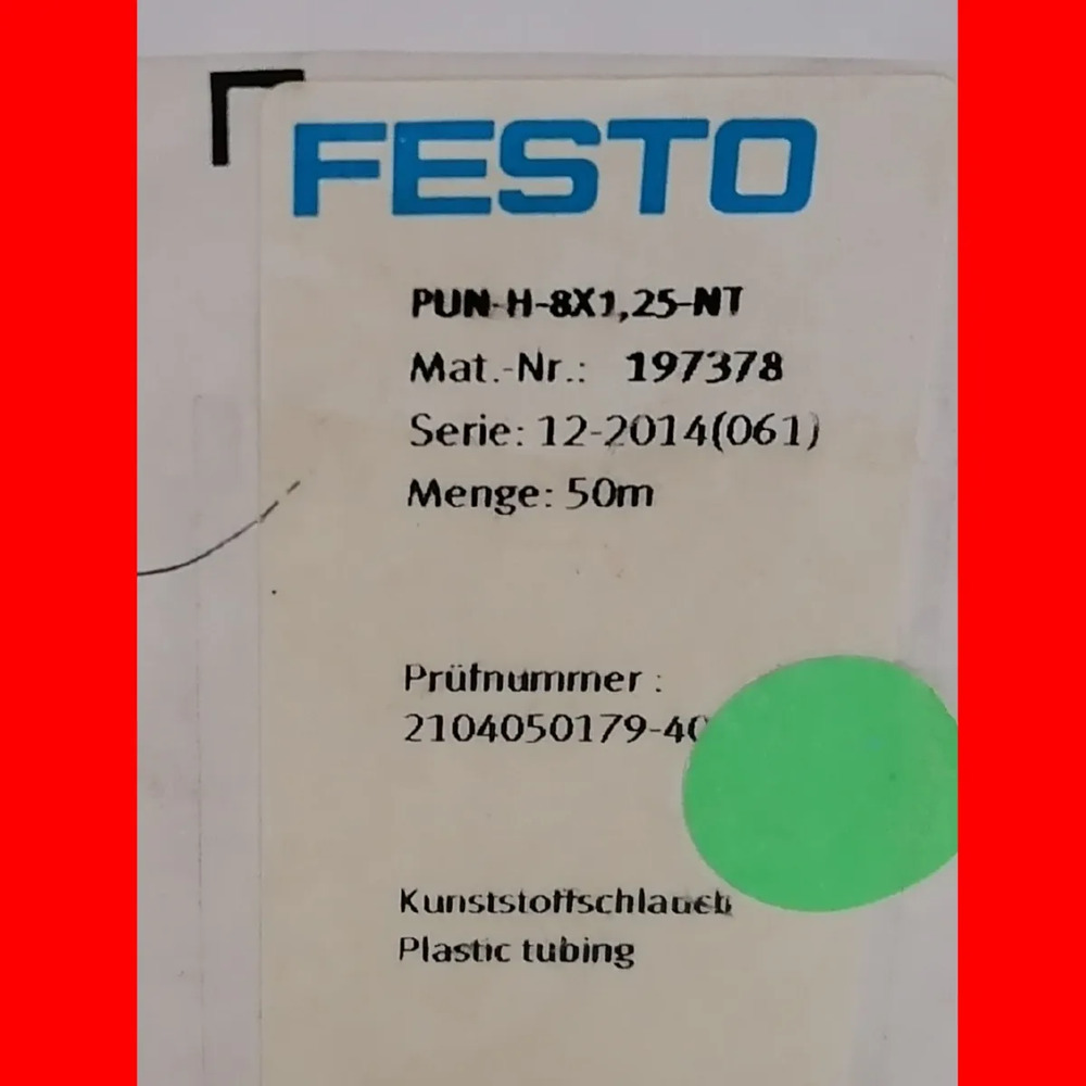 Festo Pun-h-8x1,25-nt Manguera Industrial No.197378 Beige - Imagen 2