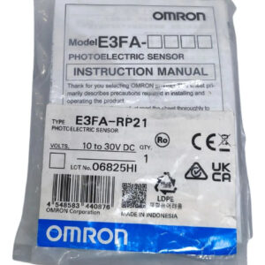 E3fa-rp21 Omron Sensor Fotoelectrico Cilindrico Pnp 10-30vdc