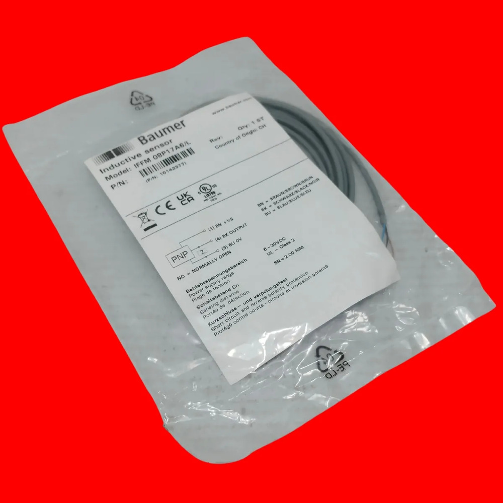 Baumer Iffm 08p17a6/l Sensor Inductivo - Imagen 2