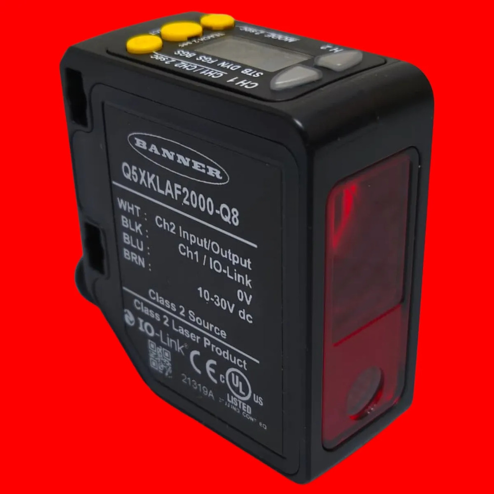 Q5xklaf2000-q8 Banner Photoelectric Laser Sensor Pnp/npn - Imagen 2