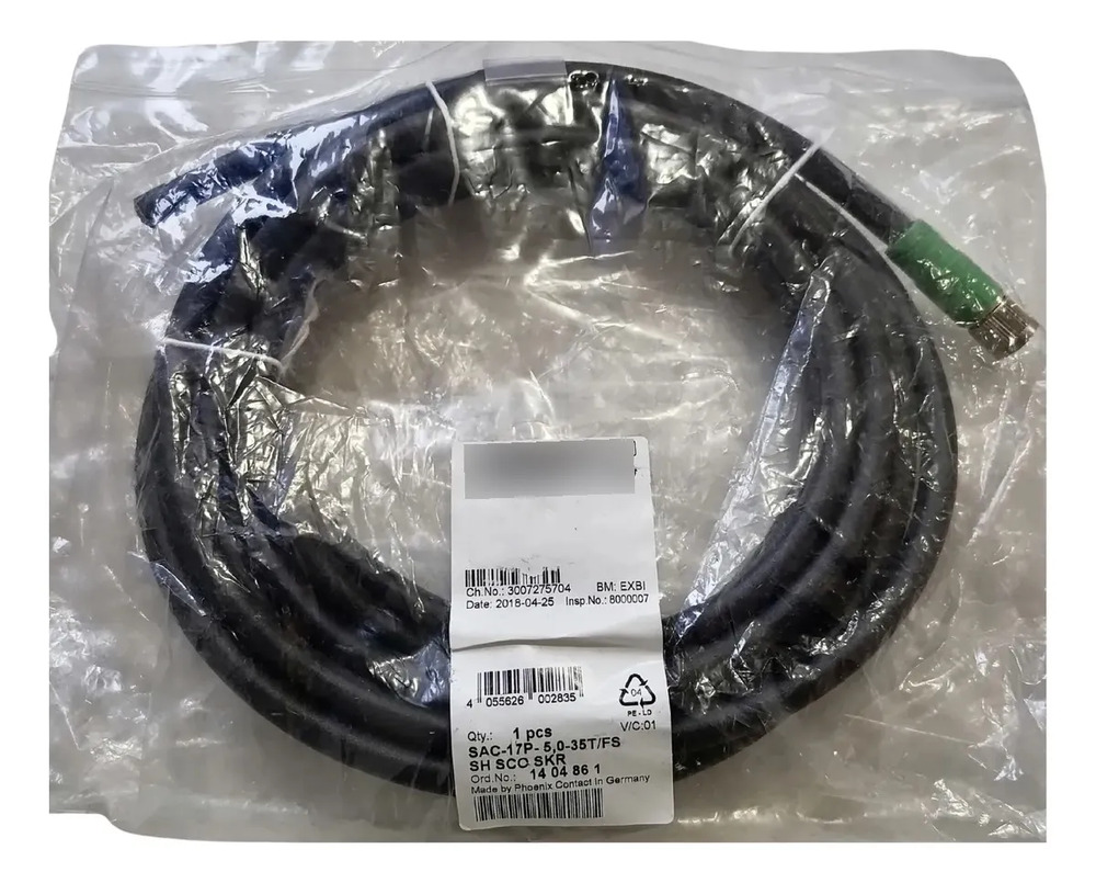 Phoenix Contac Sac-17p-5,0-35t/fs Sh Sco Skr 14 04 86 1