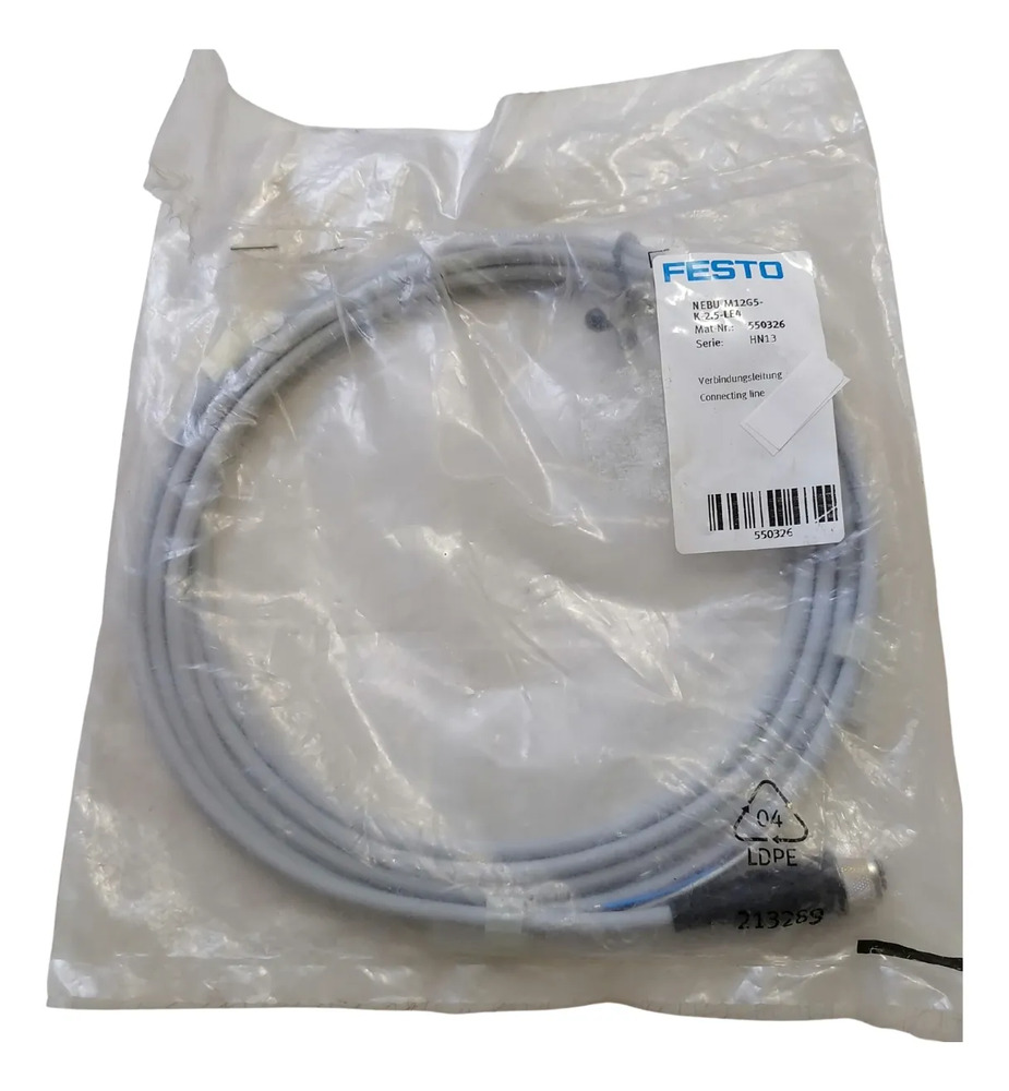 Connecting Festo Nebu-m12g5-k-2.5-le4 550326