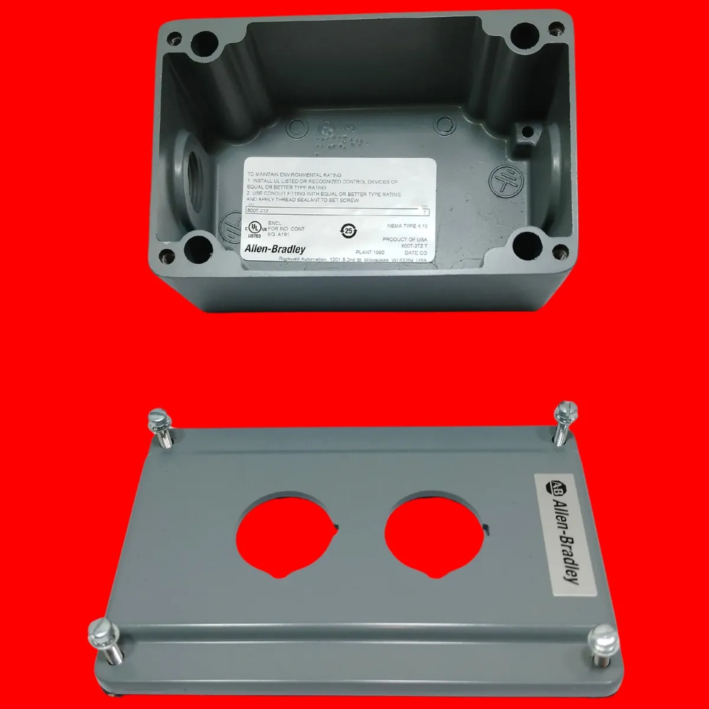 Allen-bradley 800t-2tz Die Cast Enclosure Type 4,13 2 Units - Imagen 2