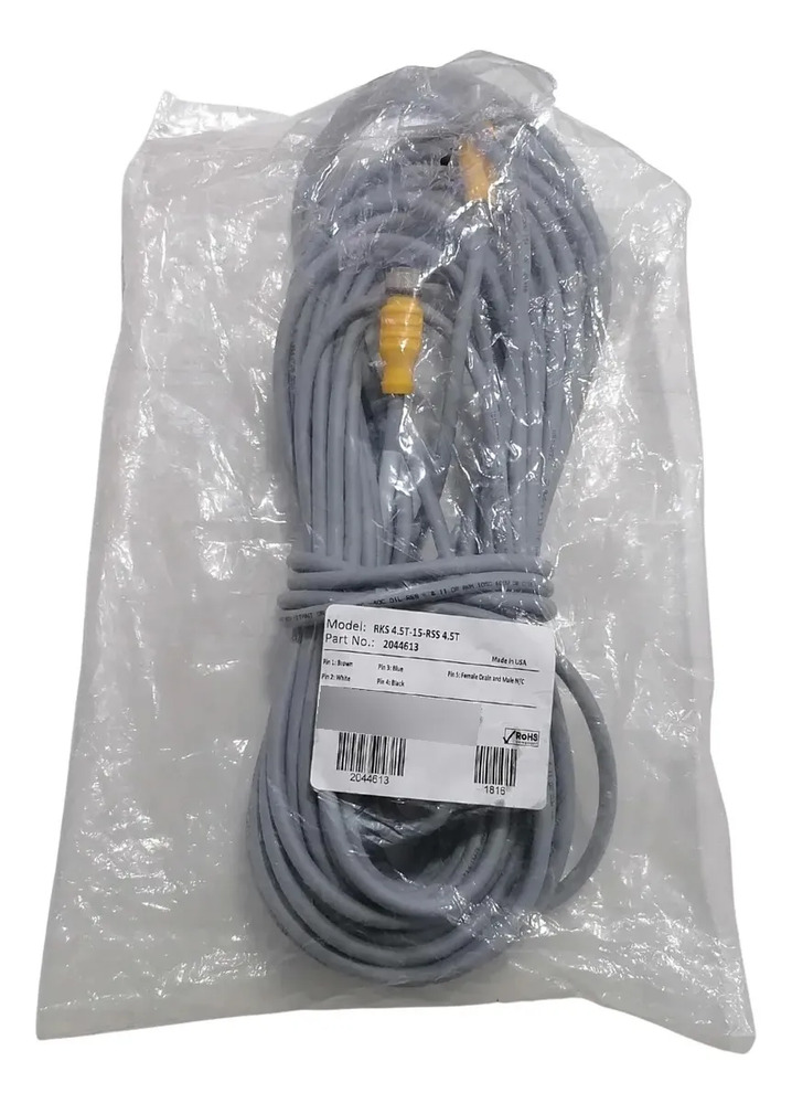 Cable De Alimentacion Sick Modelo Rks 4.5t-15-rss 4.5t Gris