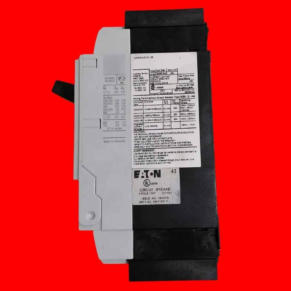 Eaton Nzm2 Interruptor Automatico De Caja Moldeada - Imagen 6