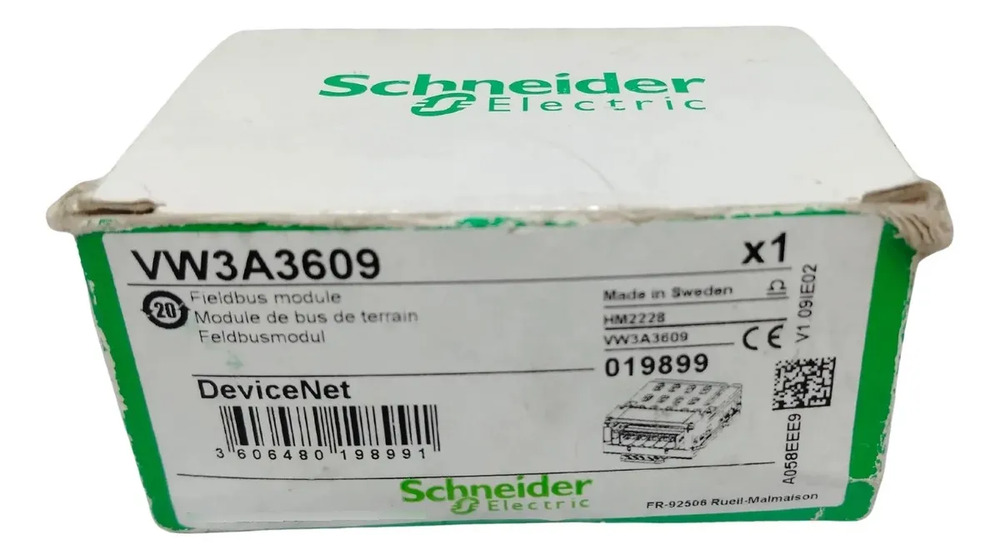 Schneider Electric Vw3a3609 Módulo De Comunicación Devicenet
