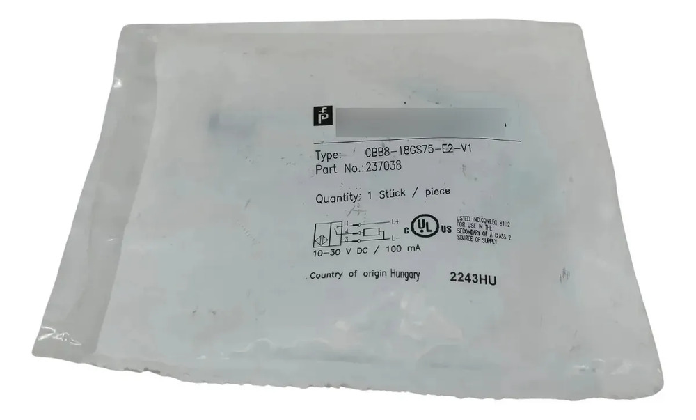 Pepperl+fuchs Cbb8-18gs75-e2-v1 Sensor De Proximidad
