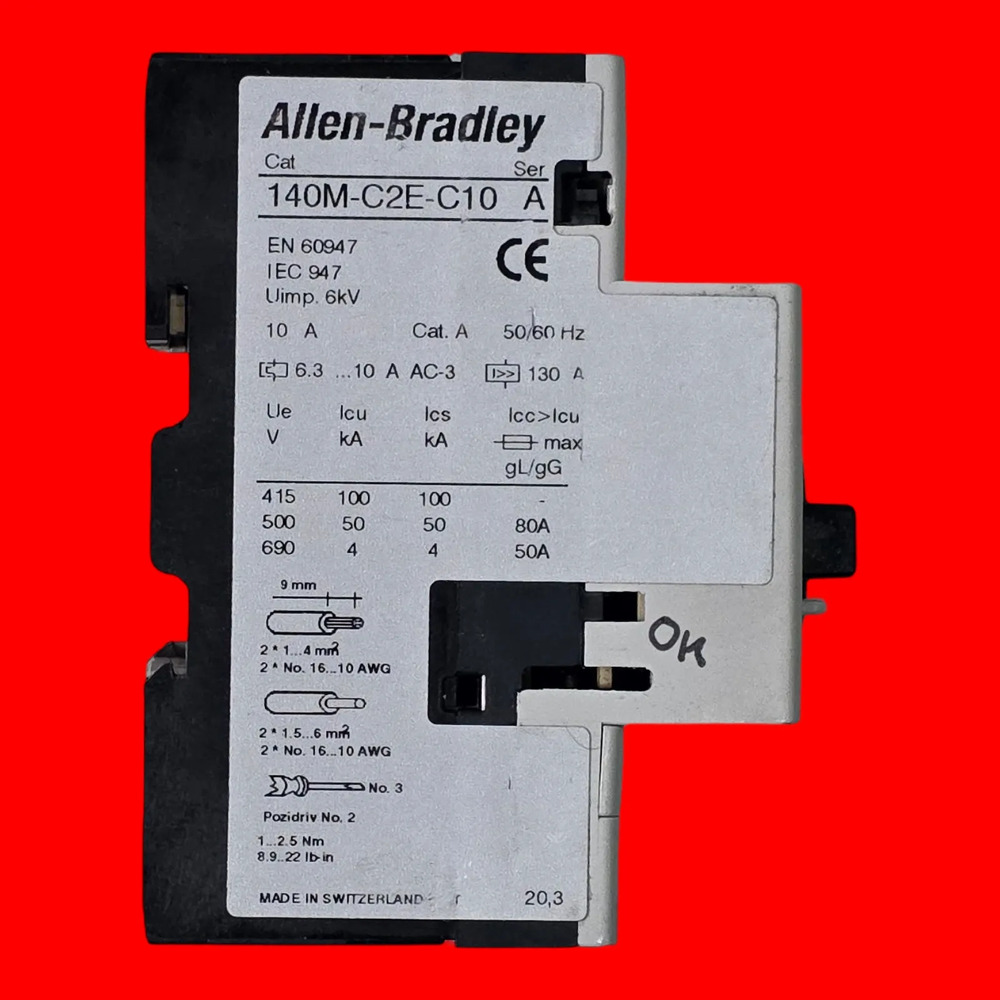 Allen-bradley 140m-c2e-c10 Guardamotor Ser A 50/60 Hz - Imagen 3