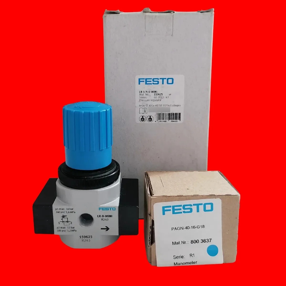 Festo Lr-1/4-d-mini 159625 Regulador De Presion - Imagen 2