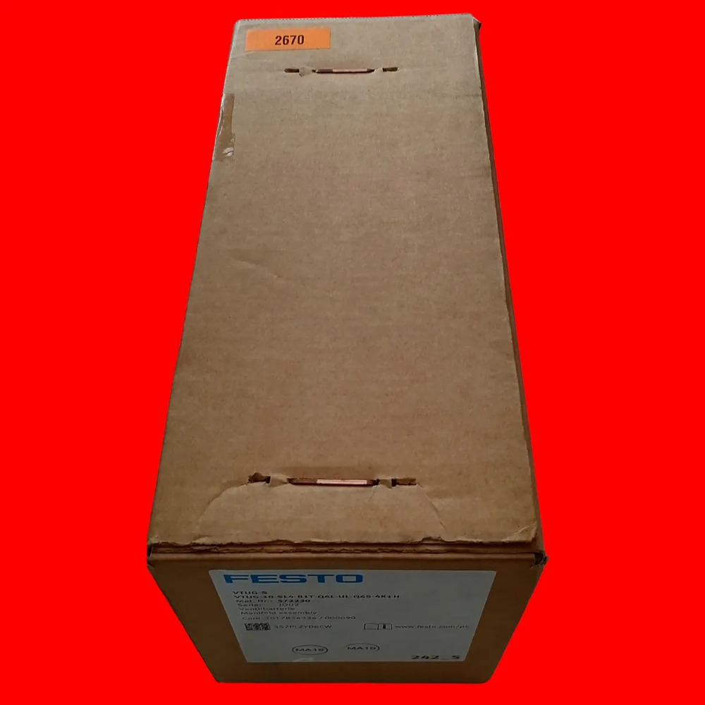 Festo Vtug-10-sl4-b1t-q6l-ul-q6s-4k+h Manifold 572230 - Imagen 3