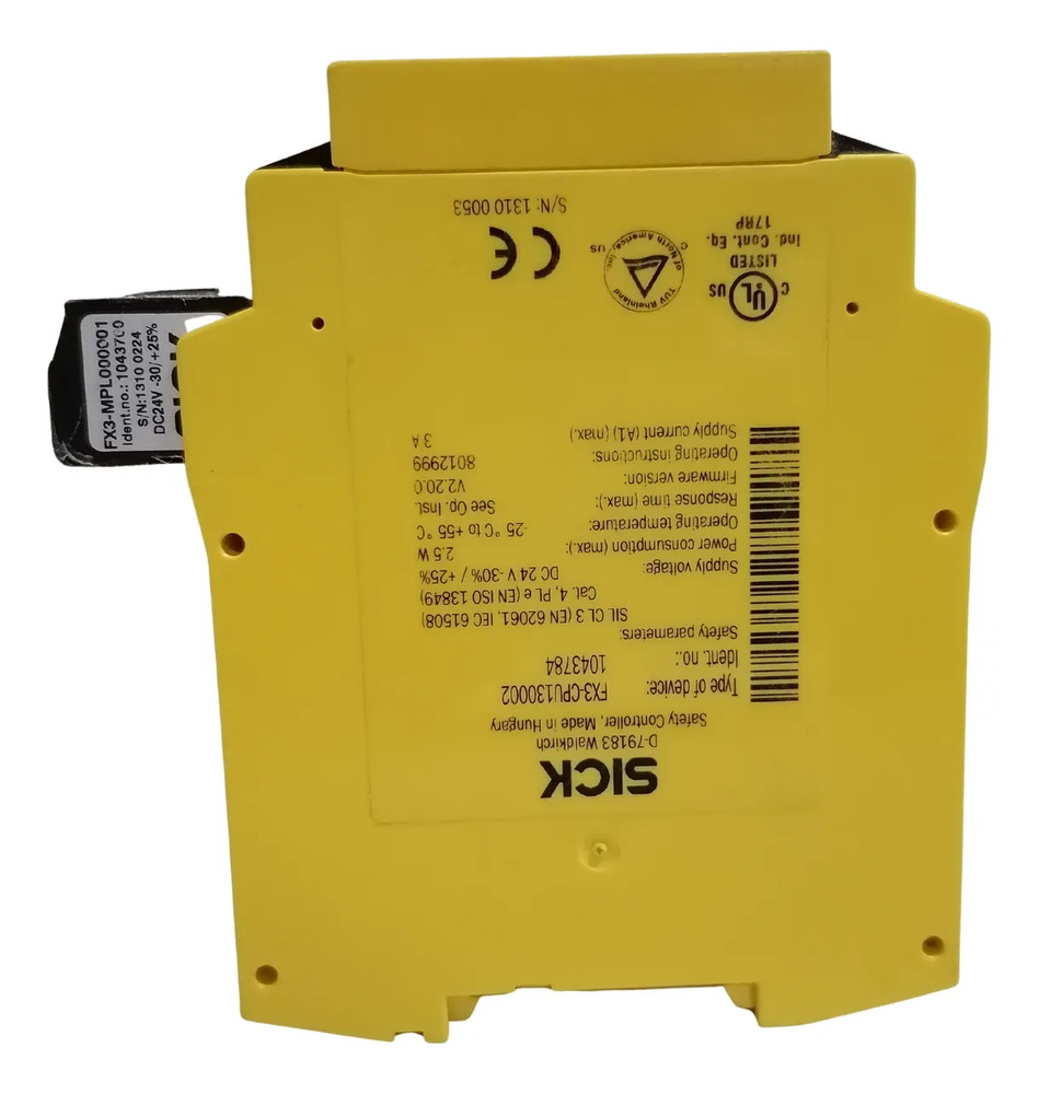 Sick Fx3-cpu130002 Safety Relay 1043784