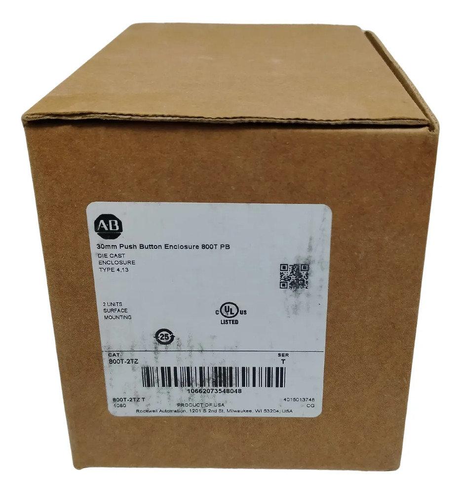 Allen-bradley 800t-2tz Die Cast Enclosure Type 4,13 2 Units