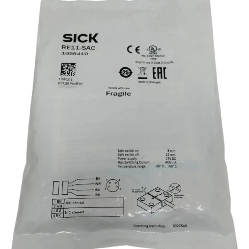 Sick Re11-sac Interruptor De Seguridadmagnético Sin Contacto Amarillo