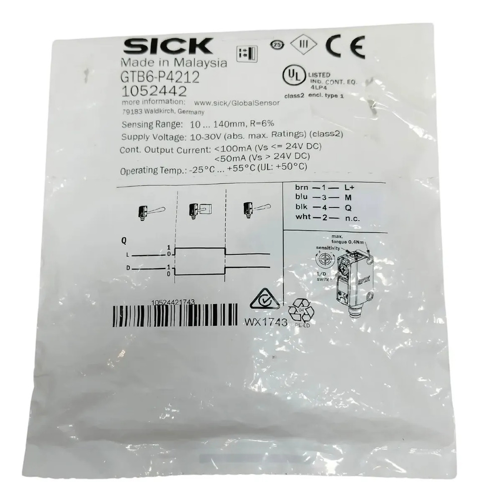 Sick Gtb6-p4212 Sensor Fotoelectrico
