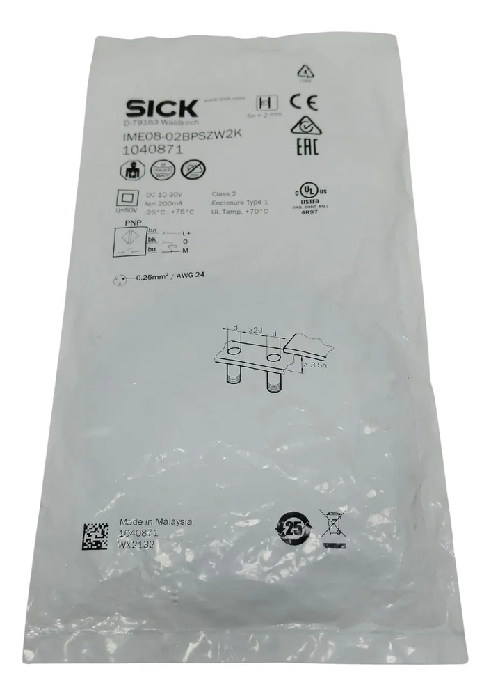 Sick Ime08-02bpszw2k Sensor De Proximidad Inductivo
