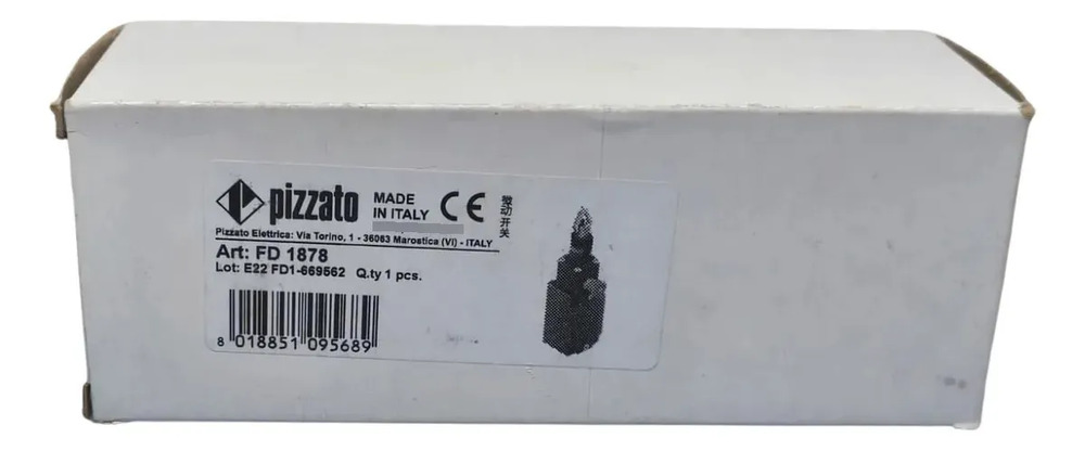 Pizzato Fd 1878 Cabezal Longitudinal Azul Acero