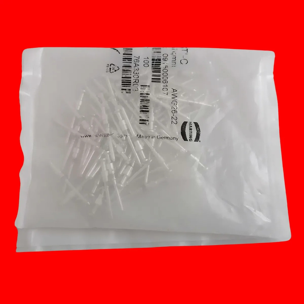 Harting Awg26-22 Pines Macho Para Conector Industrial 60 Pz - Imagen 4