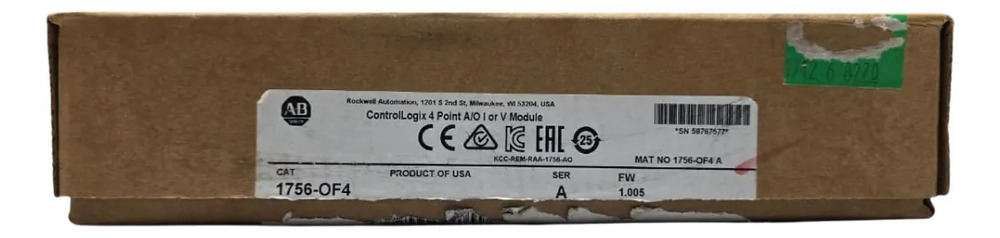 1756-of4 Allen-bradley Controllogix Analog Output Module 4 P