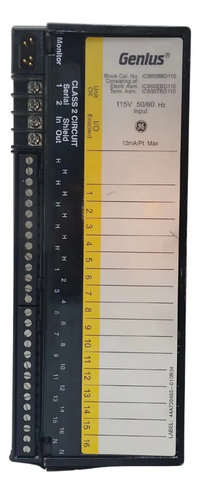 Fanuc Ic660tbd110l Modulo Terminal