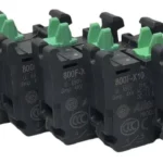 Allen Bradley 800f-x10 Block De Contactos Lote De 6 Pz Gris