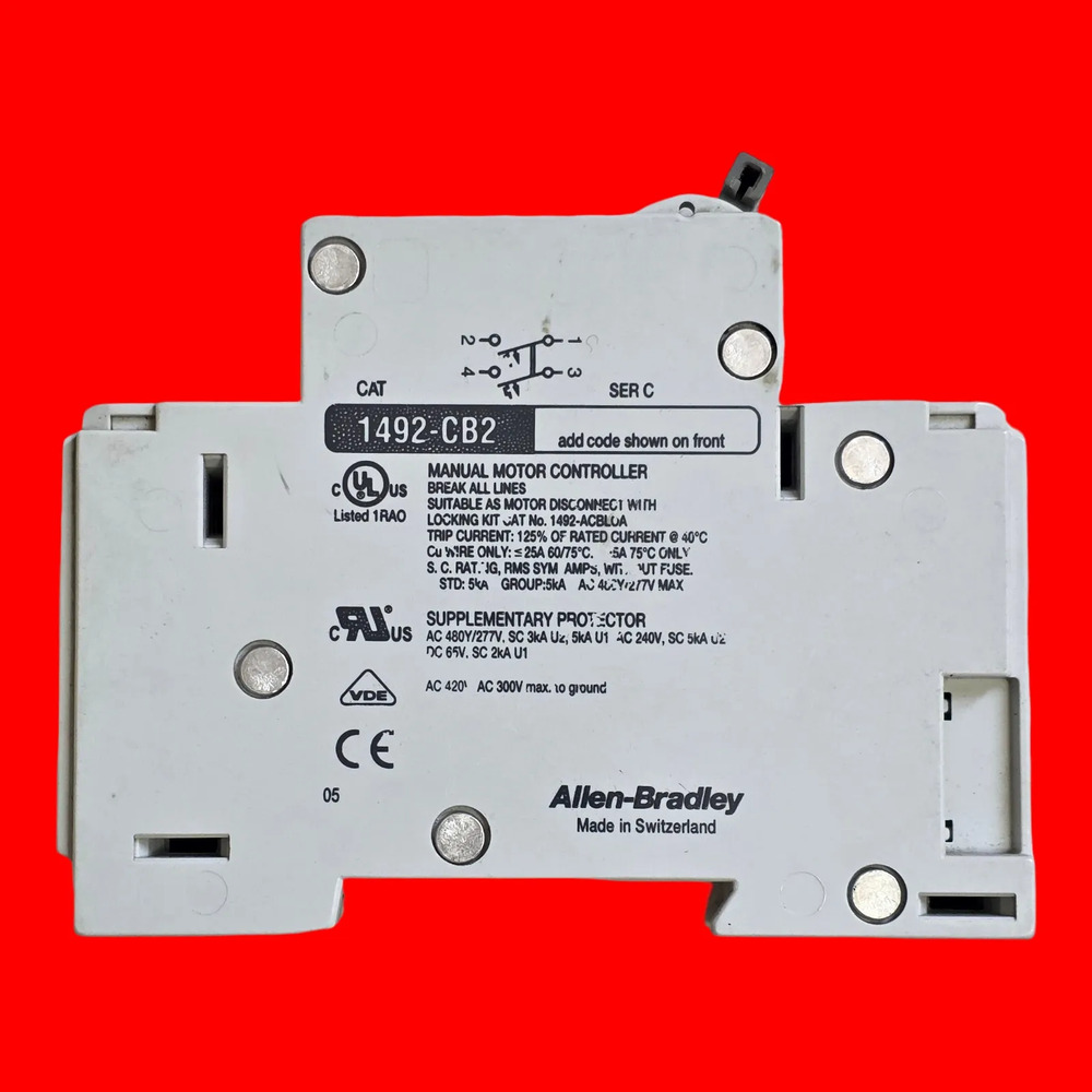 Allen-bradley 1492-cb2 G060 Interruptor Termomagnético Ser C - Imagen 3