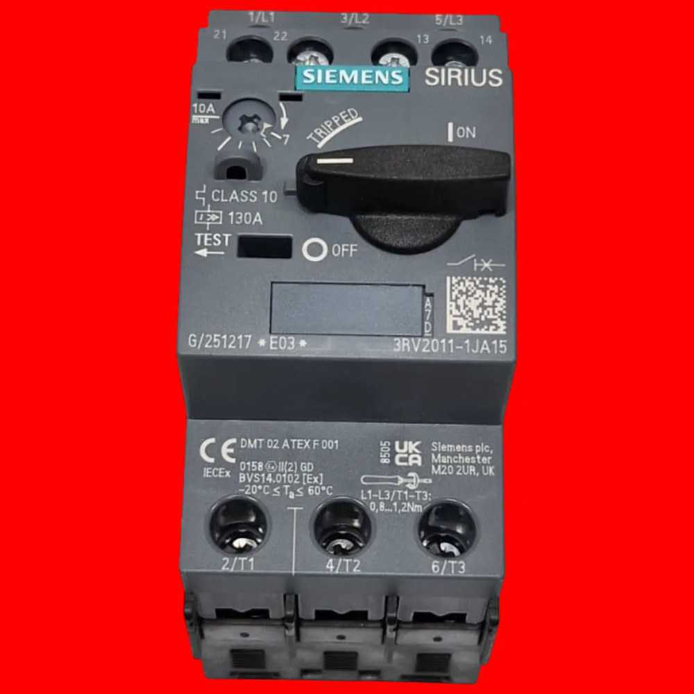 Guardamotor Siemens 3rv2011-1ja15 50 Hz / 60 Hz - Imagen 2
