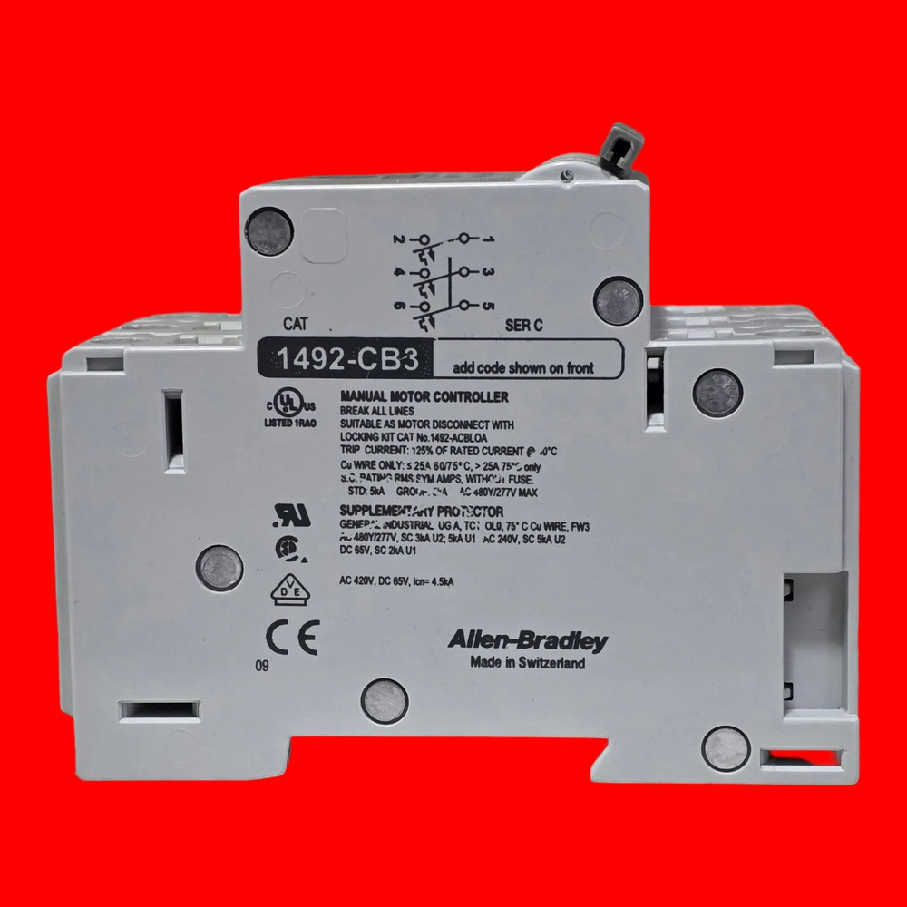 1492-cb3 H050 Allen-bradley Interruptor Automático Ser C - Imagen 3