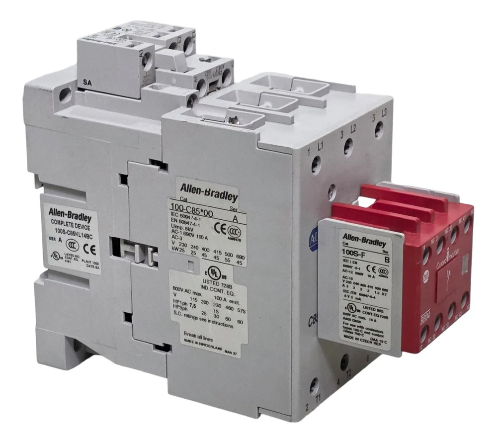 Allen Bradley 100s-c85kl14bc Contactor Ser A Con 100-je