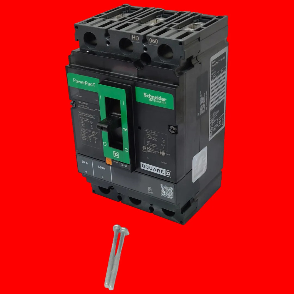 Square Hdl36030 Termomag C/zapata 3x30a 18ka 480vac 250vdc - Imagen 7