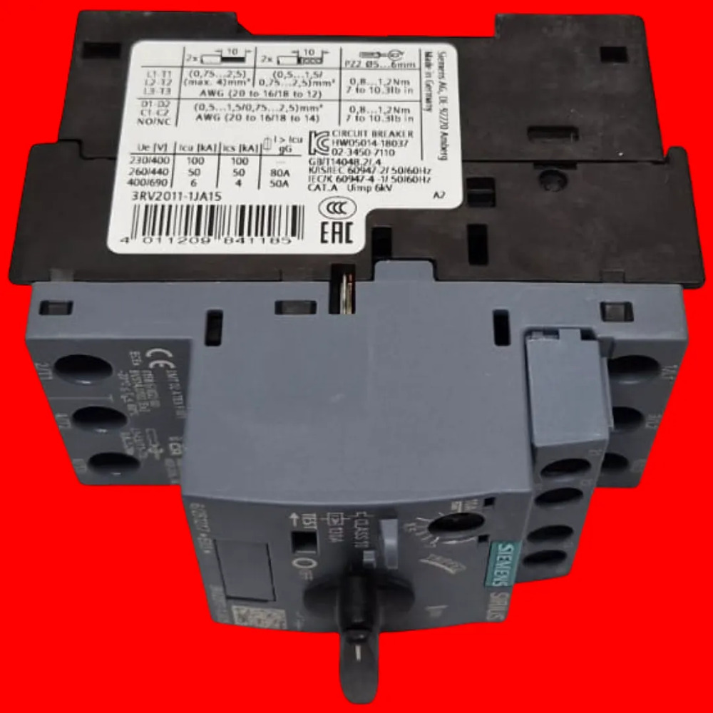 Guardamotor Siemens 3rv2011-1ja15 50 Hz / 60 Hz - Imagen 5