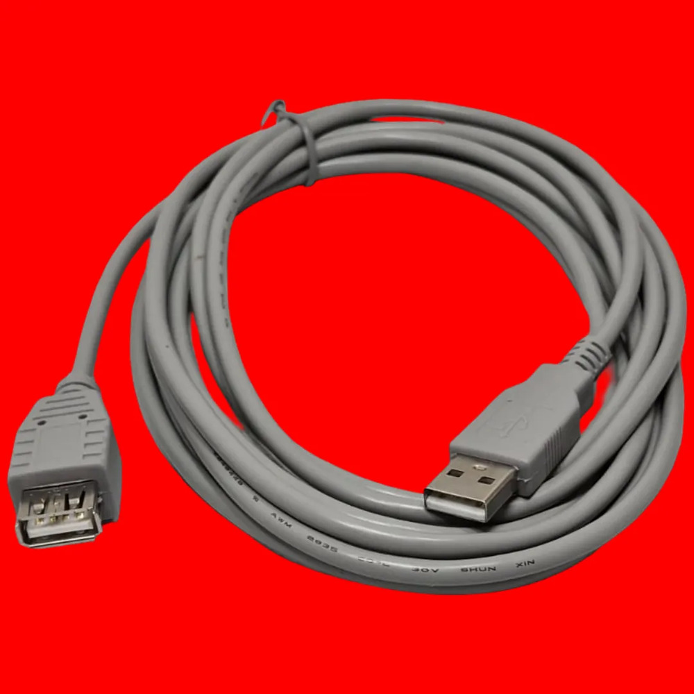 Cable Usb Extension 3 Mtrs Manhattan 317238 Color Gris Claro Gris - Imagen 4