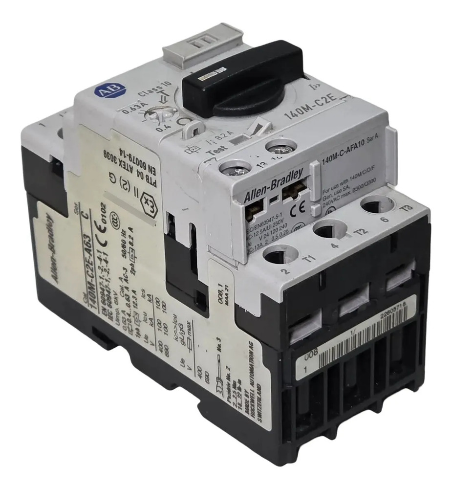 Allen-bradley 140m-c2e-a63 Guardamotor Termomagnético Ser C 50hz/60hz
