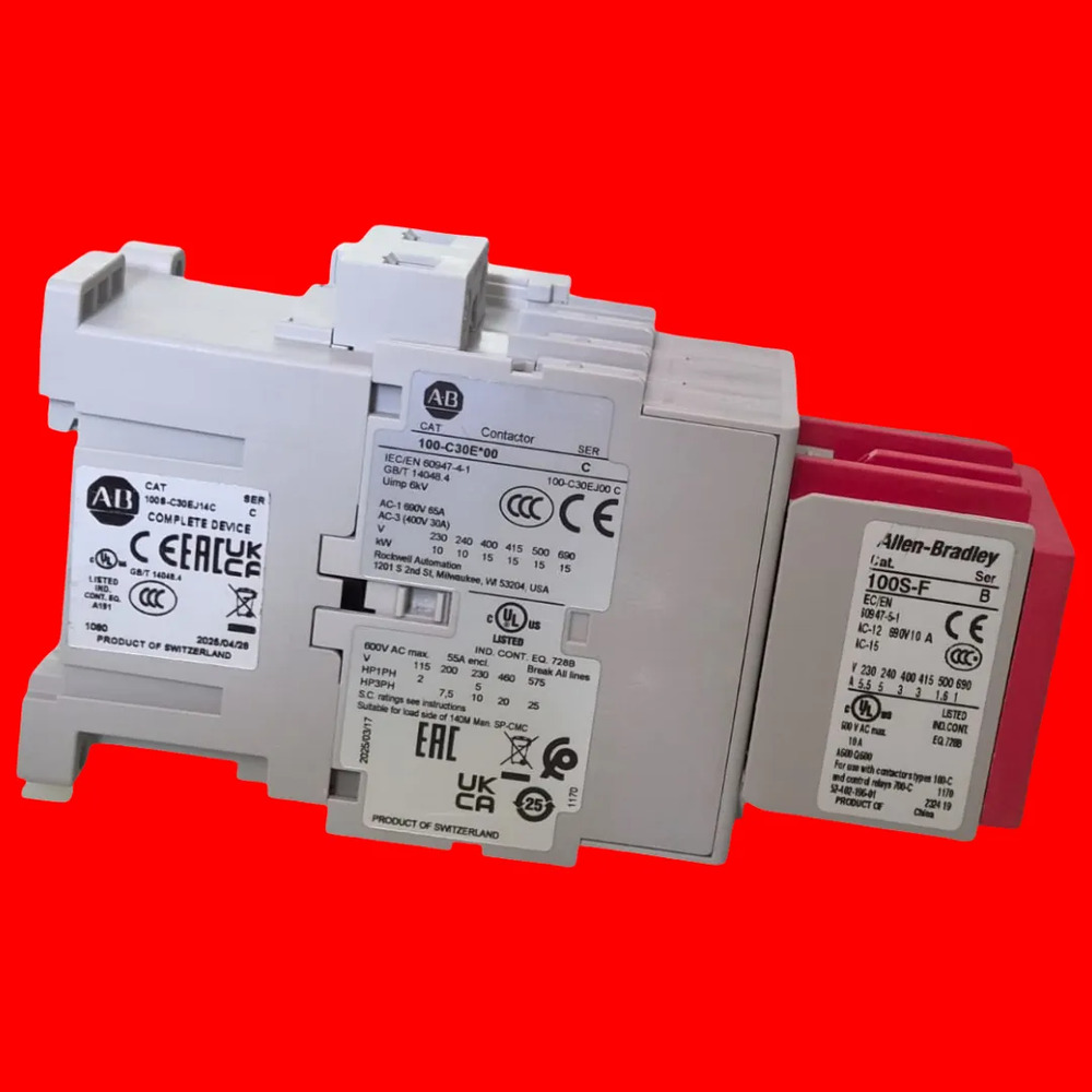 Allen Bradley 100s-c30ej14c Contactor De Seguridad - Imagen 3