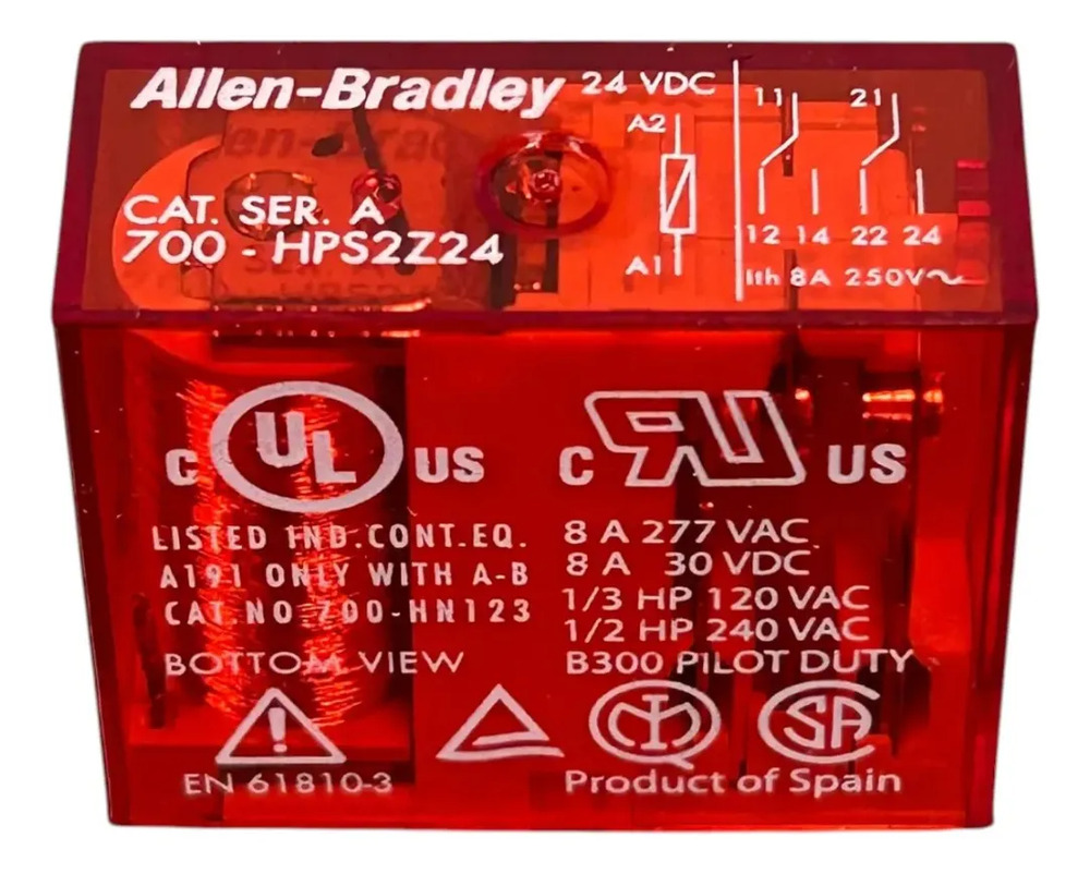 Allen Bradley 700-hps2z24 Rele De Potencia 24 Vdc